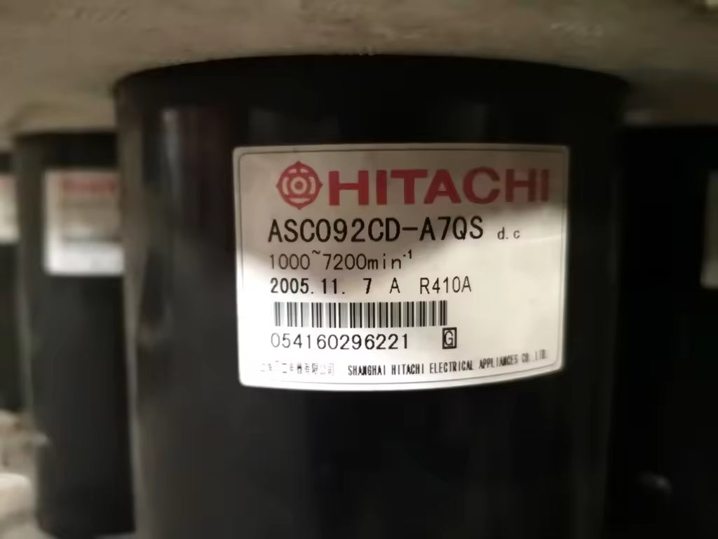 Original New Hita-chi ASC092CD-A7QS R410A Refrigerant DC Inverter Rotary Compressor for Air Conditioning and Refrigeration