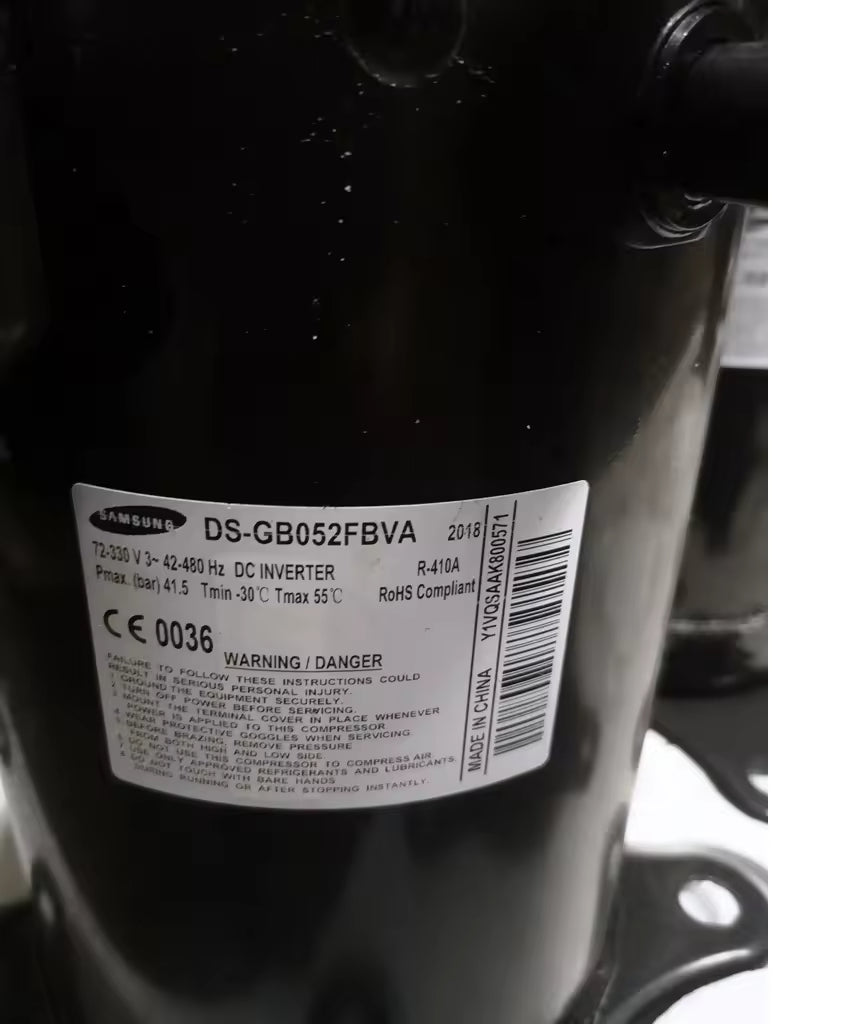 Original New Samsung DS-GB052FBVA DS-GB052FAVQ 3PH DC Inverter Scroll Compressor for Air Conditioning Refrigeration Heat Pump