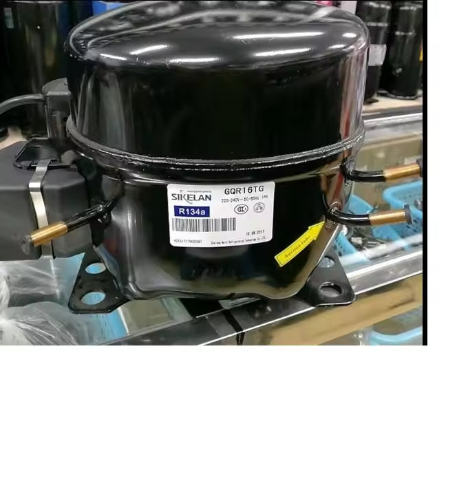Original New SIKELAN GQR14TG R134a Refrigerant 220-240V/50Hz Piston Compressor for Refrigeration Equipments