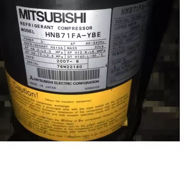 Original Mitsubishi HNB97FC-YE-C HNB84FC-YE-C-MS HNB78FC-YEHC HNB71FA-YBE Inverter Scroll Compressor for Air Conditioning