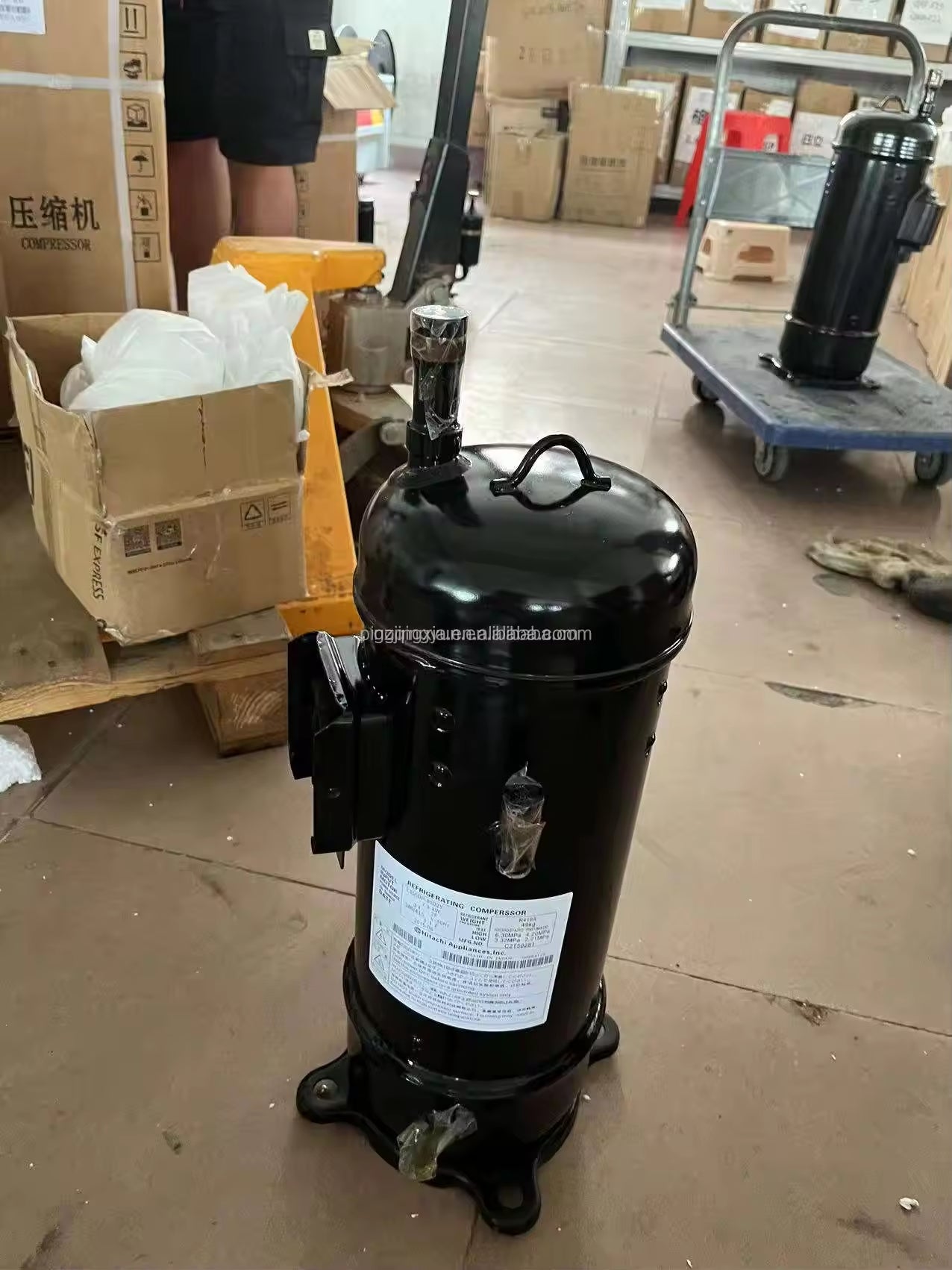 Brand New High-Quality Hita-chi ATH550SDPC9EQ R410A DC Inverter Scroll Compressor for Air Conditioning and Refrigeration
