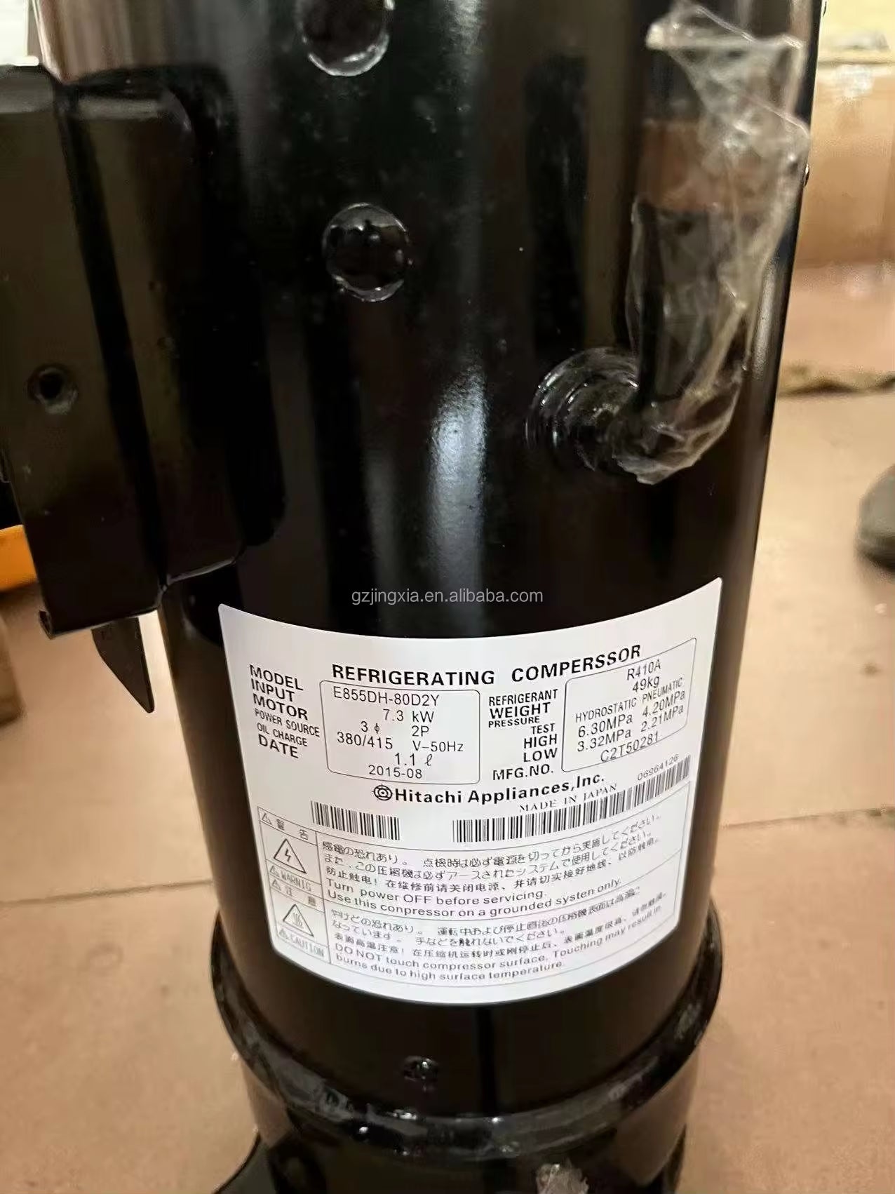 Brand New High-Quality Hita-chi ATH550SDPC9EQ R410A DC Inverter Scroll Compressor for Air Conditioning and Refrigeration