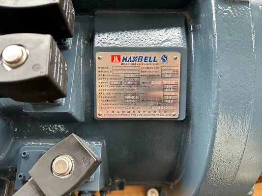Refurbished original Hanbell machine RC-2-550B-H-Y Screw Compressor
