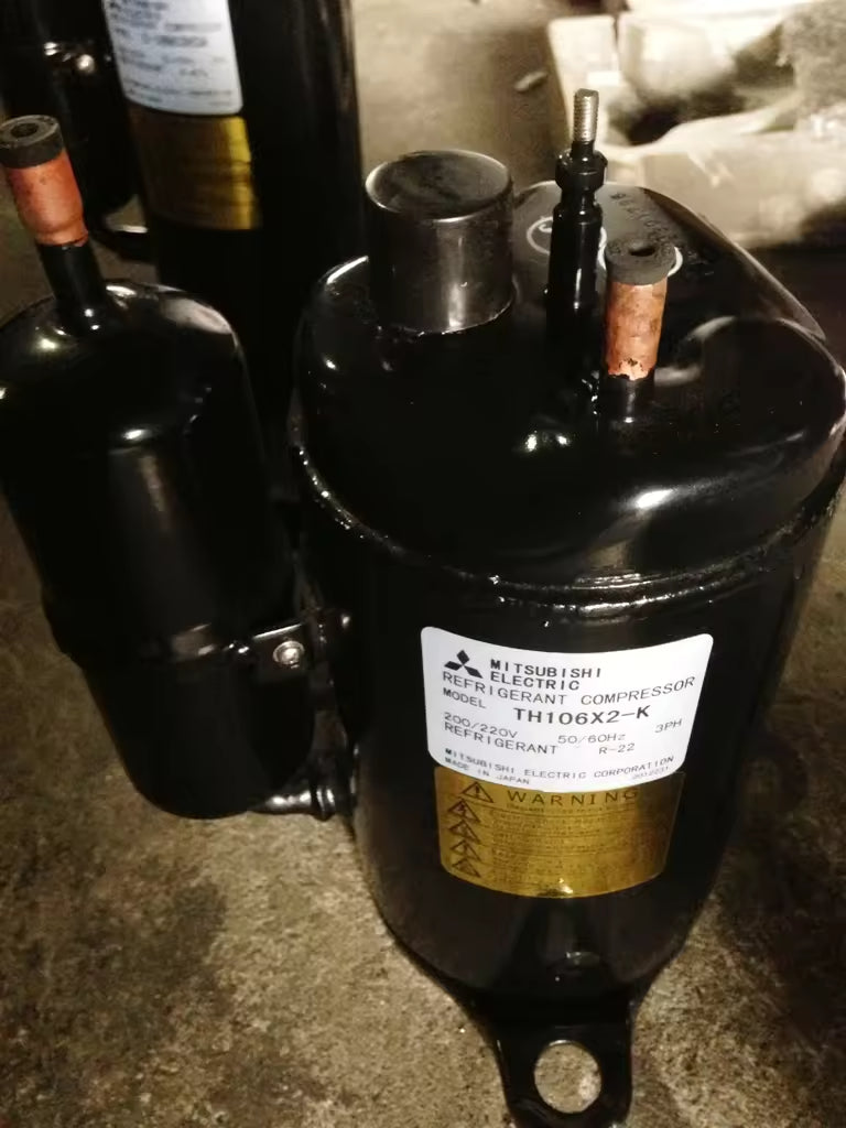 Original TH160X2-L TH106X2-K R22 3PH 200V 50Hz/60Hz Rotary Compressor for Industrial Refrigeration and Air Conditioning
