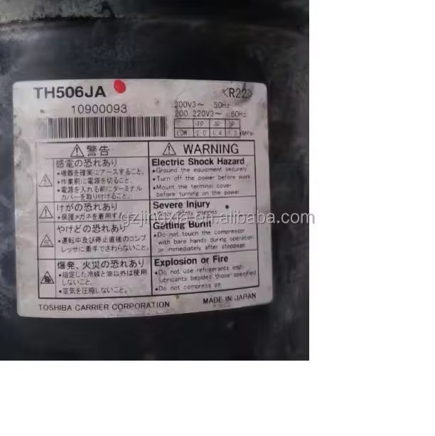 Original TH506JA R22 200V/3PH 50Hz/60Hz Piston Compressor for Industrial and Commercial Refrigeration