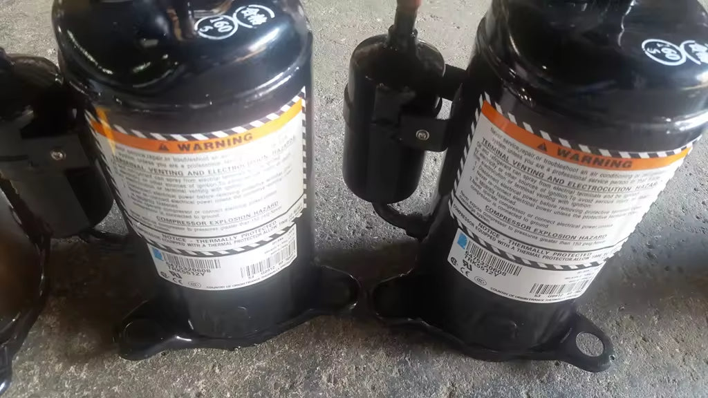 Original Tecumseh TRH88XA4-K 3PH 200V Rotary Compressor for Air Conditioning and Cold Storage Applications