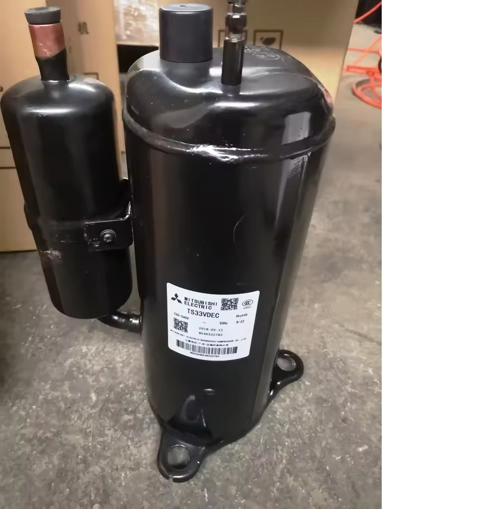 New Low-Noise Mitsubishi TS35NGBC 3.5HP 200V R134a Refrigerant Scroll Compressor for Air Conditioning and Refrigeration