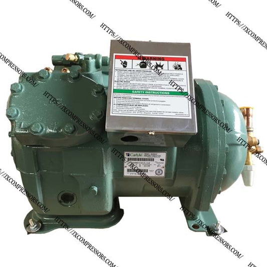 Carrier Carlyle 06EA250600 20HP Semi-Hermetic Piston Compressor - JX Refrigeration Equipment