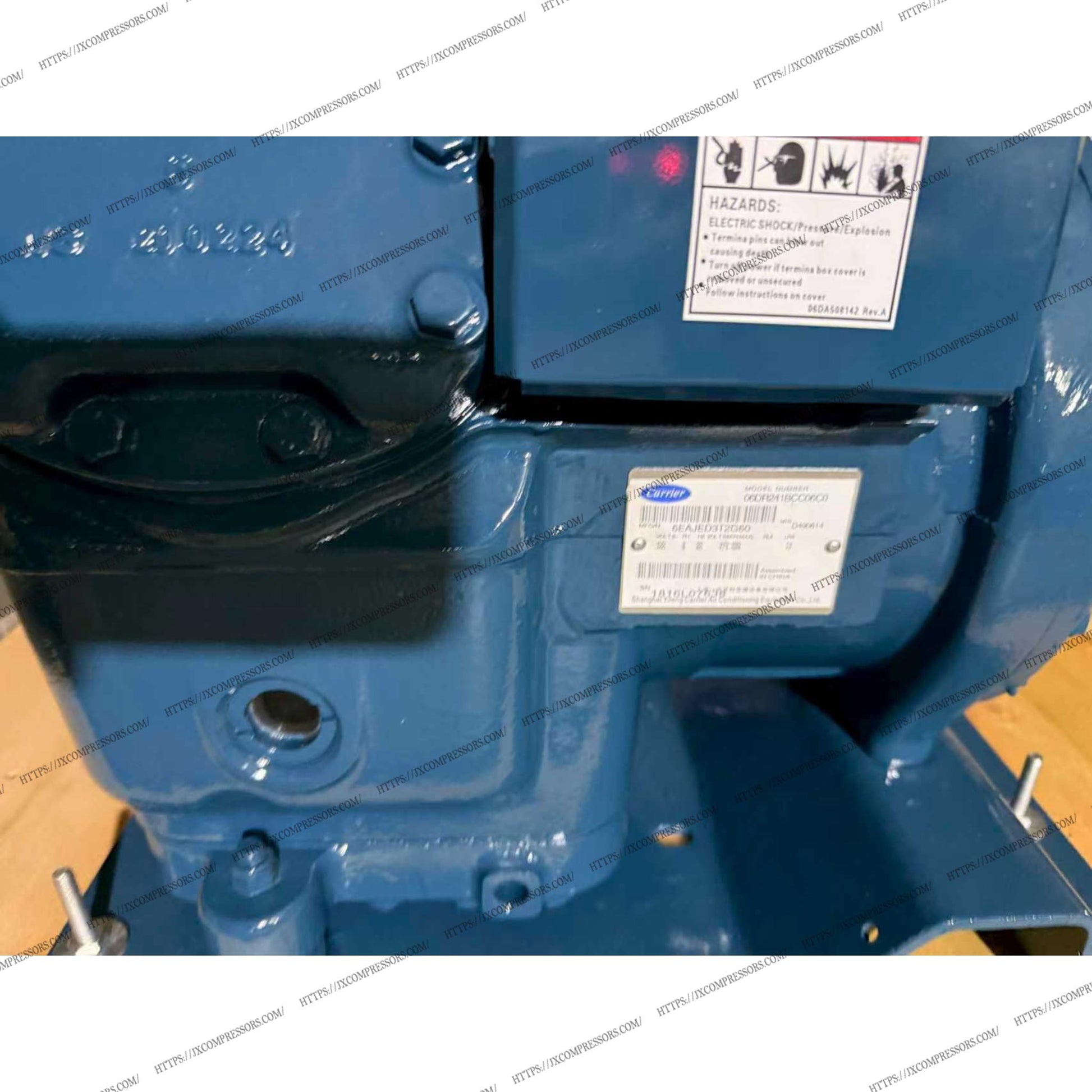 Carlyle/Carrier 06DR241BCC06C0 Semi-Hermetic Compressor - JX Refrigeration Equipment