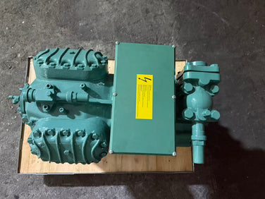 High-Capacity Semi-Hermetic Industrial Compressor 380-420V PW-3-50Hz Powerful 4-Cylinder Factory Refrigeration Unit for Cold Storage Systems - JX Refrigeration Equipment