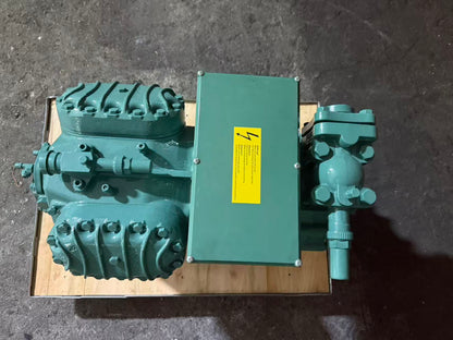 High-Capacity Semi-Hermetic Industrial Compressor 380-420V PW-3-50Hz Powerful 4-Cylinder Factory Refrigeration Unit for Cold Storage Systems - JX Refrigeration Equipment