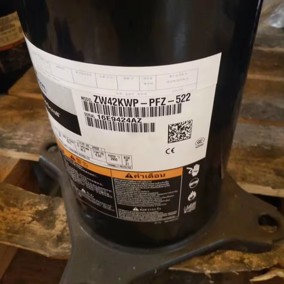 ZW126HSP-PFS ZW126HSP-TFP Scroll Compressor 61600–63000 BTU R410A High Efficiency 1-220V 3-380V - JX Refrigeration Equipment