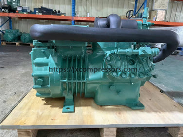 High-Quality New Bitzer S6H-20.2Y-40P 6-Cylinder Two-stage Semi-Hermetic Compressor, 74–89 m³/h, Industrial Refrigeration - JX Refrigeration Equipment