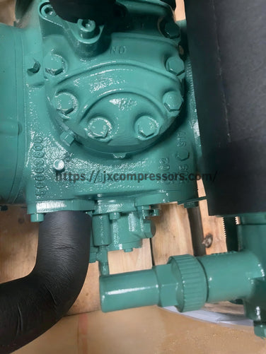 High-Quality New Bitzer S6H-20.2Y-40P 6-Cylinder Two-stage Semi-Hermetic Compressor, 74–89 m³/h, Industrial Refrigeration - JX Refrigeration Equipment