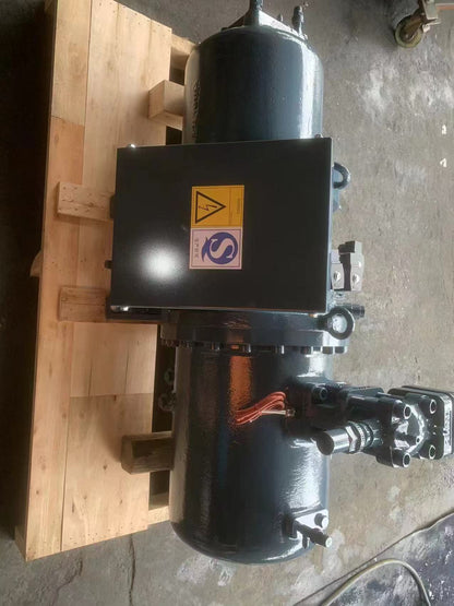 Refurbished original Hanbell machine 80 HP 90 HP Hanbell Semi-Hermetic Screw Compressor RC-2-260B-H RC-2-300B-W RC-2-370B-W - JX Refrigeration Equipment