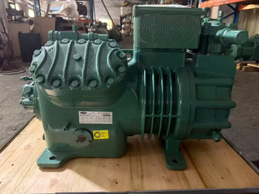 High-Capacity Semi-Hermetic Industrial Compressor 380-420V PW-3-50Hz Powerful 4-Cylinder Factory Refrigeration Unit for Cold Storage Systems - JX Refrigeration Equipment