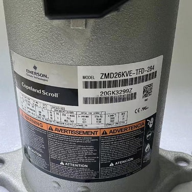 Best Price for Copeland ZMD26KVE-TFD-284 Compressor Optimized for Refrigerator & Freezer Applications - JX Refrigeration Equipment