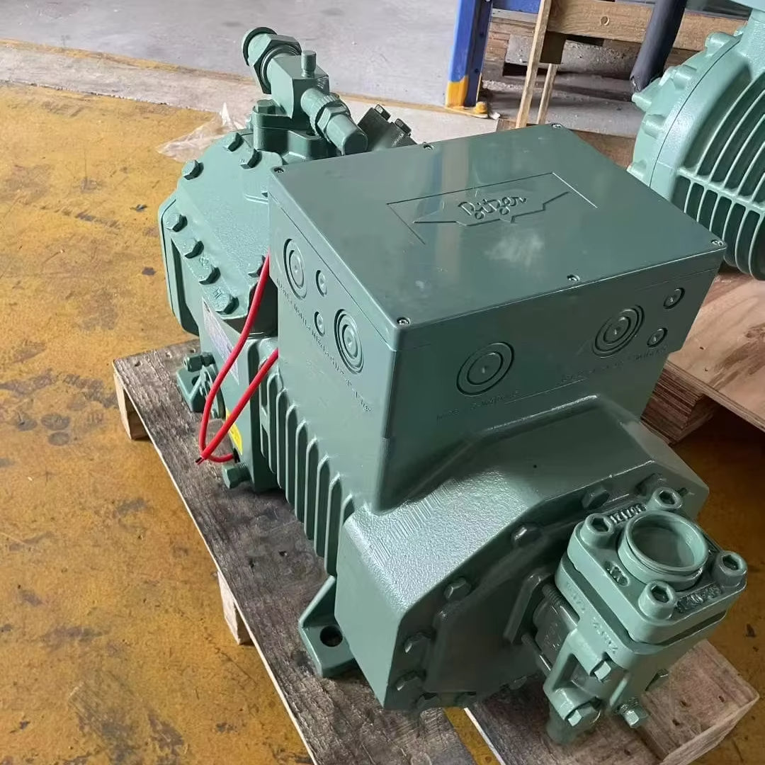 New High Quality Bitzer 4DES-5Y-40S Semi-Hermetic Compressor | Reliable 4-Cylinder AC & Refrigeration Solution 400V - JX Refrigeration Equipment