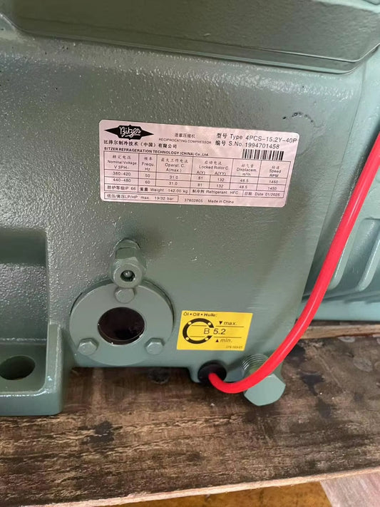 Factory Direct Sales 15HP R404A 4PCS-15.2Y-40P 380-420V PW-3-50Hz Cold Room Industrial Reciprocating Semi-hermetic Refrigeration Compressor - JX Refrigeration Equipment
