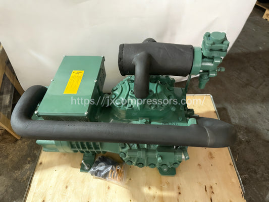 High-Quality New Bitzer S6H-20.2Y-40P 6-Cylinder Two-stage Semi-Hermetic Compressor, 74–89 m³/h, Industrial Refrigeration - JX Refrigeration Equipment