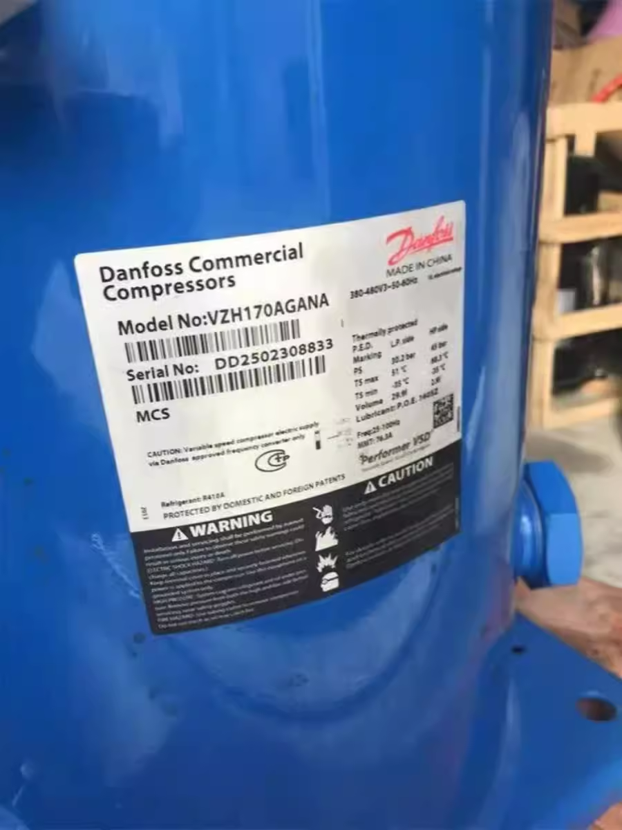 High-Quality VZH117BGANA VZH117AGANA VZH170BGANA VZH170AGANA 220-240/3/50-60 R410A - JX Refrigeration Equipment