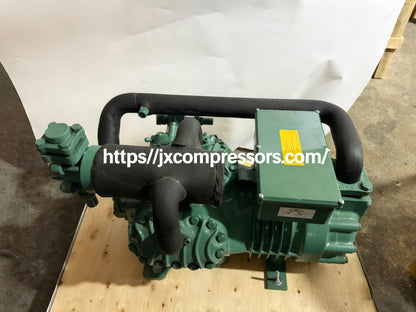 High-Quality New Bitzer S6H-20.2Y-40P 6-Cylinder Two-stage Semi-Hermetic Compressor, 74–89 m³/h, Industrial Refrigeration - JX Refrigeration Equipment