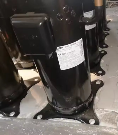 Original New 2HP Hita-chi 600DHM-90D1 380-415V 3PH 50Hz Scroll Compressor for Air Conditioning and Heat Pump - JX Refrigeration Equipment