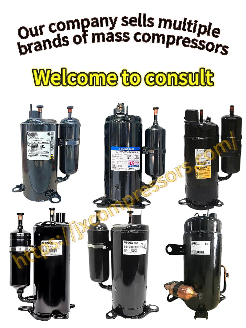 High-Quality Mitsubishi RN-Series RN125VHSMT Rotary Compressor | 800W 220–240V, 3,050W Cooling Capacity for Air Conditioners & Refrigeration Units - JX Refrigeration Equipment
