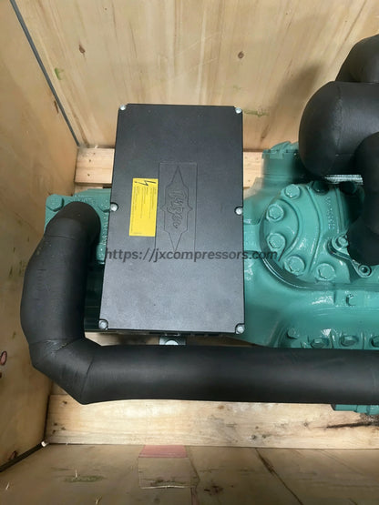 High-Quality New Bitzer S6H-20.2Y-40P 6-Cylinder Two-stage Semi-Hermetic Compressor, 74–89 m³/h, Industrial Refrigeration - JX Refrigeration Equipment