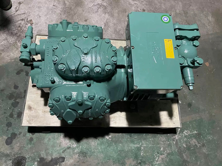 Bitzer 6F-40.2-40P 6-Cylinder Semi-Hermetic Compressor 151.6–183 m³/h | 40 HP Industrial Refrigeration Unit - JX Refrigeration Equipment