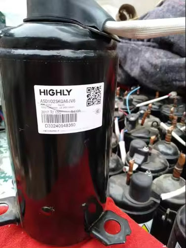 Original High-Quality High-ly ASD102SKPA6JT1 R410A Refrigerant DC Inverter Rotary Compressor for Air Conditioning Refrigeration - JX Refrigeration Equipment