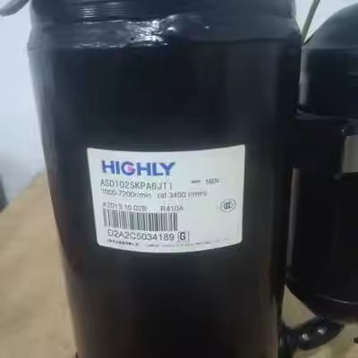 Original High-Quality High-ly ASD102SKPA6JT1 R410A Refrigerant DC Inverter Rotary Compressor for Air Conditioning Refrigeration - JX Refrigeration Equipment