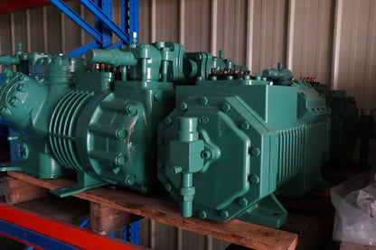 High-Quality New Bitzer 6JE-33Y-40P 6-Cylinder Semi-Hermetic Compressor, 95–115 m³/h, R134a/R407C/R404A/R507A/R22/R1234yf/R1234ze/R454C Refrigeration - JX Refrigeration Equipment