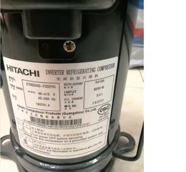 Original High-Quality Hita-chi E705DHD-72D2 R410A DC Inverter Scroll Compressor for Air Conditioning and Refrigeration - JX Refrigeration Equipment