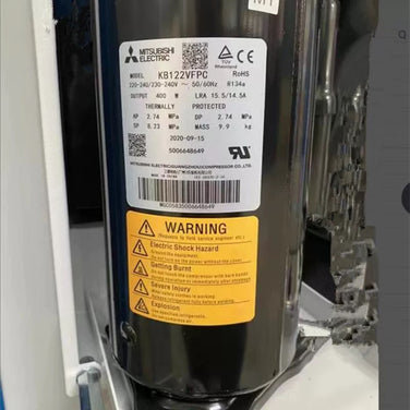 Factory Price High-Quality Mitsubishi KB092GDMC Rotary Compressor | 300W 220–240V 50/60Hz, 1,100W Cooling Capacity for Air Conditioners & Mini Chillers - JX Refrigeration Equipment