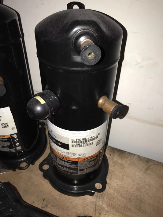 ZW30KA-PFS & ZW30KAE-PFS Scroll Compressors 32,800 BTU/hr 220V 50Hz 3HP Air Energy Copeland Scroll Water Heater Heat Pump Compressor