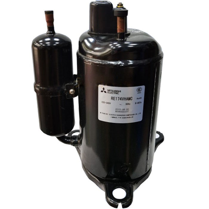 Factory-Direct Mitsubishi RE165VHSMT Hermetic Rotary AC Compressor | COP 3.11, 13.2kg | Residential & Light Commercial AC - JX Refrigeration Equipment