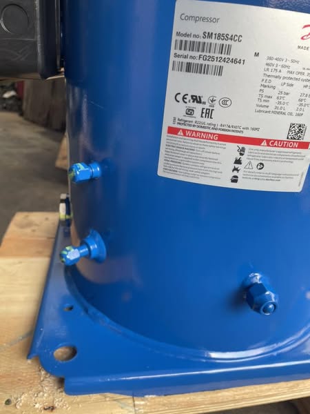 High-quality SM185 series Danfoss SM185S4CC SM185S4CA SM185S4RC SM185S4VA 15HP Scroll Compressor R22 Hermetic Compressor - JX Refrigeration Equipment