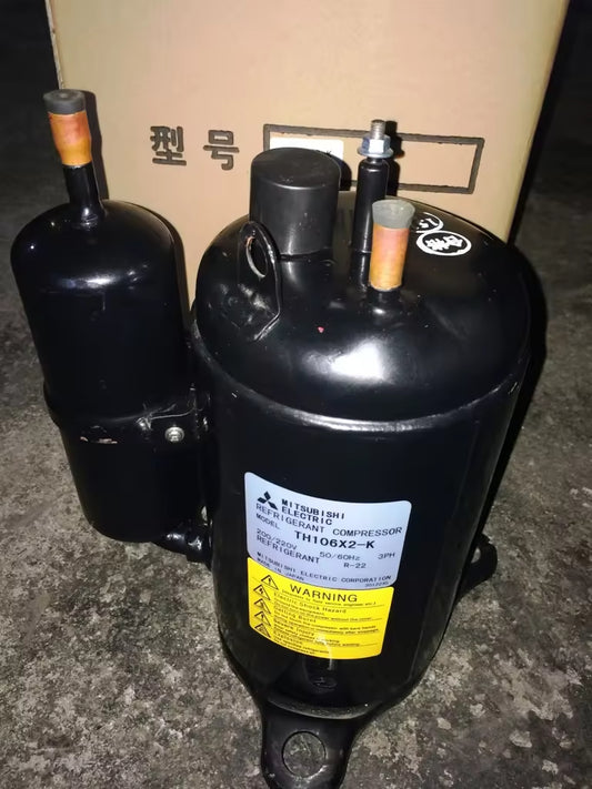 Original TH160X2-L TH106X2-K R22 3PH 200V 50Hz/60Hz Rotary Compressor for Industrial Refrigeration and Air Conditioning