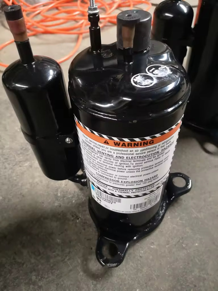 Original Tecumseh TRH88XA4-K 3PH 200V Rotary Compressor for Air Conditioning and Cold Storage Applications - JX Refrigeration Equipment