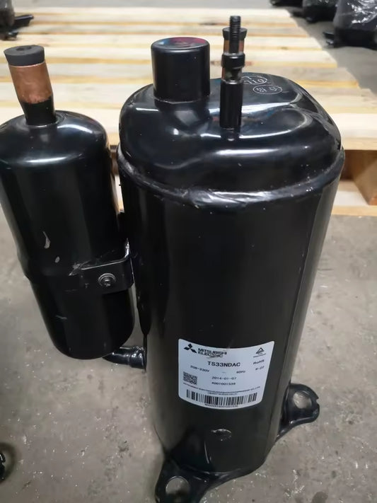 New Low-Noise Mitsubishi TS35NGBC 3.5HP 200V R134a Refrigerant Scroll Compressor for Air Conditioning and Refrigeration