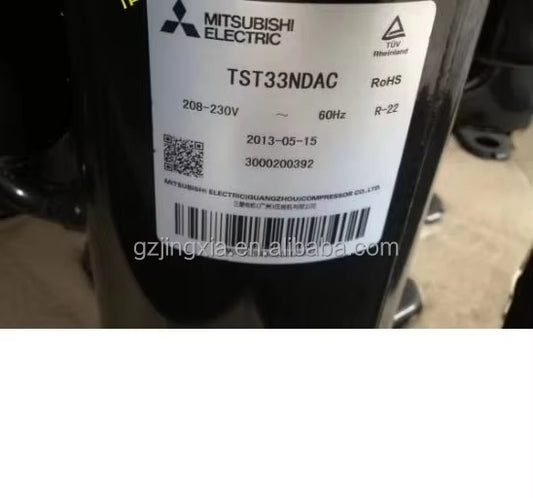 High Quality Original Rotary Compressor R22 TST33NDAC 208V 230V 60HZ air Conditioner Refrigeration Compressors - JX Refrigeration Equipment