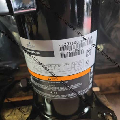 ZB26KQE-PFJ-558 ZB26KQ-PFJ-524 ZB26KQE-PFJ-558 High Temp Refrigeration Copeland Scroll Compressor - JX Refrigeration Equipment