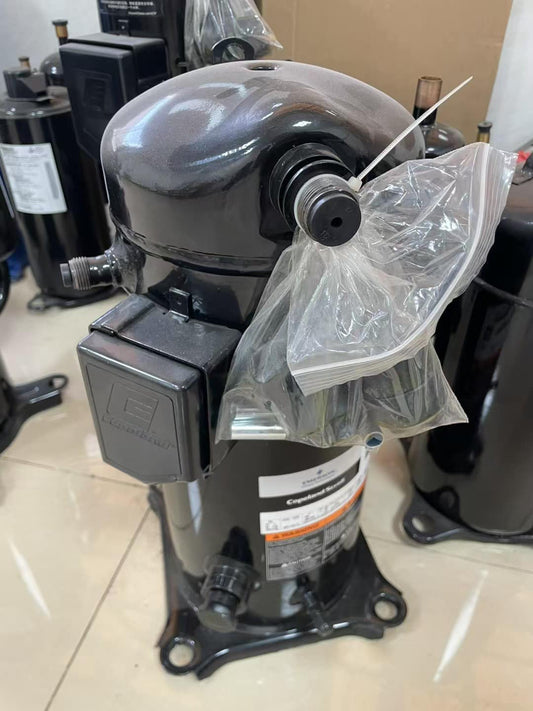 High-performance ZF18KQE-TFD scroll compressor for low and medium-low refrigeration 14950 to 45400 BTU, 3-460V, compatible with R22 R404A R407C R507. - JX Refrigeration Equipment