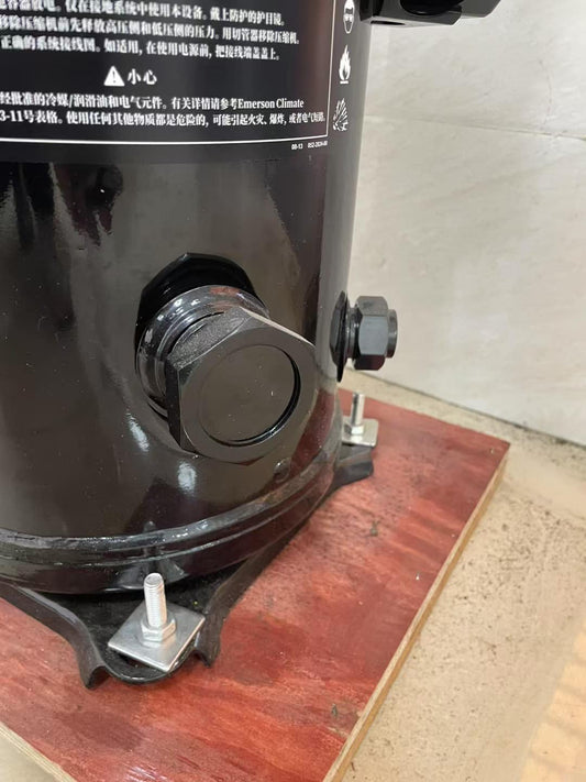 High-performance ZF18KQE-TFD scroll compressor for low and medium-low refrigeration 14950 to 45400 BTU, 3-460V, compatible with R22 R404A R407C R507. - JX Refrigeration Equipment