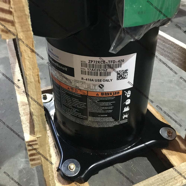 ZP72KCE-TFD-420 522 496 523 72000 btu/hr 380-420/460V 5HP Copeland Scroll Compressor - JX Refrigeration Equipment