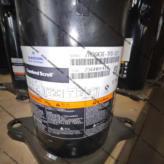 380V Refrigeration Scroll ZR36K3-TFD-522 ZR36KCE-TFD-522 3HP Three-phase Copeland Emerson Compressor - JX Refrigeration Equipment