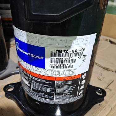 Copeland ZR61KC-TFD-522 / ZR61KC-TFD-523 Scroll Compressor - JX Refrigeration Equipment