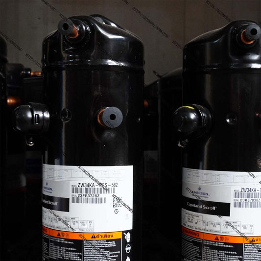 Emerson Compresor R-22 50 Hz  1 - Phase 220V ZW34KA-PFS-582 Heat Pump 37000 BTU refrigeration compressor Copeland Scroll Compressor - JX Refrigeration Equipment